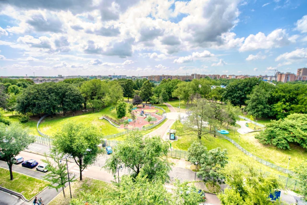 Caseospitali - Casa Park View, Ampio Trilocale Per Famiglie Sul Parco Mailand Exterior foto